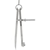 Precision Spring Pointed Dividers with Pencil Holder Radius 210 mm