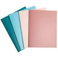 Opak Recycled Display Book 20 Pockets A4 Assorted (Pack of 5) - 78520E