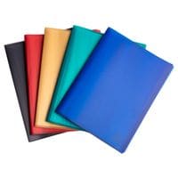 Opak Recycled Display Book 30 Pockets A4 Assorted (Pack of 5) - 78530E