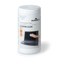 Screen Clean Box Wet Wipes Alcohol Free Bio-degradable White (Pack of 100) - 573602