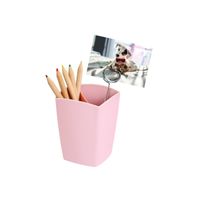 Mineral Pencil Cup Pink with 2 Compartments - 1005302681