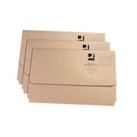 Document Wallet Foolscap Buff (Pack of 50) - KF26090
