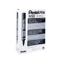 N50 Permanent Bullet Marker Broad Black (Pack of 12) - N50-A