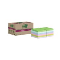 Super Sticky Recycle 47.6x47.6mm Assorted (Pack of 12) 622RSS12COL