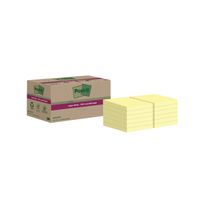 Super Sticky Recycled 47.6x47.6mm Yellow (Pack of 12) 622RSS12CY