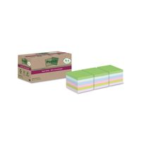 Super Sticky Recycle 76x76mm Yellow (Pack of 18) - 654 RSSCY 14+4F