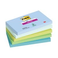 Super Sticky Notes Oasis 76x127mm 90 Sheets (Pack of 5) 7100258790