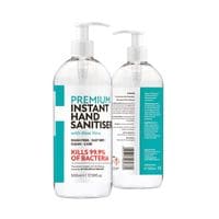 Premium Hand Sanitiser with Aloe Vera 500ml (Pack of 6) - ZI5050747089382