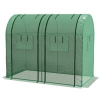 Tomato Greenhouse with 2 Roll-up Doors Portable Green House 185 x 94 x 150cm
