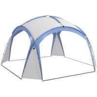 Outdoor Gazebo Event Dome Shelter Party Tent for Garden Camping Light Blue
