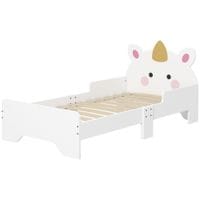 Unicorn-Designed Toddler Bed Kids Bedroom Furniture - White