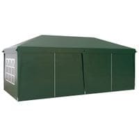 3 x 6m Garden Heavy Duty Gazebo Marquee Party Tent Canopy with Bag Green