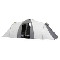 4-6 Man Tunnel Tent Camping Tent with 2 Bedroom Living Area & Porch