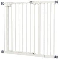Adjustable Safety Gate with 1 Extensions & Four Adjustable Screws White - D06-096V03WT