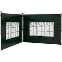 Gazebo Side Panels for 3x3m or 3x6m Gazebo Canopy Green - Pack of 2