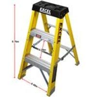 Electricians Fibreglass Step Ladder 3 Tread 0.76m Heavy Duty