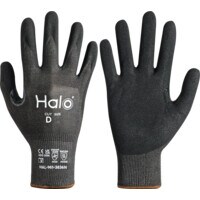 18G Cut D Sustainable Nitrile Palm No Glass/no Steel Gloves (S-6)