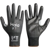18G Cut F Sustainable PU Palm No Glass/no Steel Gloves (S-11)