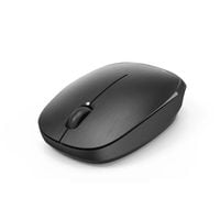 3 Button Wireless Optical Mouse with USB-A Dongle Receiver - Black