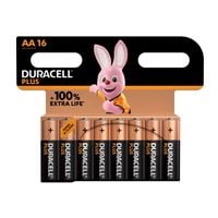 AA Cell +100% Plus Power Batteries Pack 16