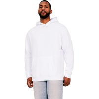 Casual Ringspun Blended 280 Core Hood White 2XL