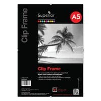 A5 Seco Clip Frame Perspex Safety Glass