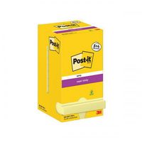It Super Sticky Notes Yellow76x76mm Pack of 8+4