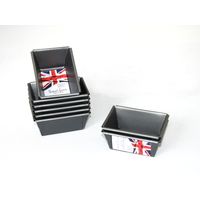 Mini Loaf Tin Set of 12 Non-Stick 9 x 6 x 4cm