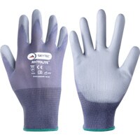 SKYTEC RHYOLITE PU PALM COATED GLOVES Grey (S-10)(2XL)