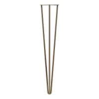 710mm 3 Pin Hairpin Leg - Antique Brass (Set of 4)