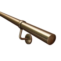 Handrail Kit Antique Brass Finish 3 x 1.2m Rails - 3.6m Length