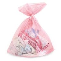Water-soluble Laundry Bags From PVA Red 60L W 660 mm x L 840 mm 25 Units - Pack of 25