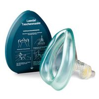 Pocket Mask for Mouth-to-mouth Resuscitation Soft Plastic Reusable 1 Units