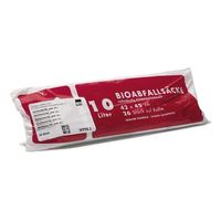 Bio Refuse Bags White 10L Compostable 420 x 450 mm 26 Units - Pack of 26