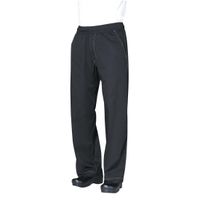 Unisex Cool Vent Baggy Chefs Trousers Black M