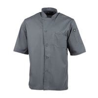 Valais Signature Series Unisex Chefs Jacket Grey XL