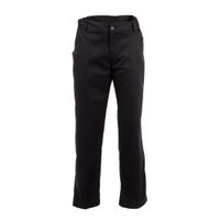Unisex Professional Series Chefs Trousers Black Herringbone S