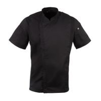 Chef Works Springfield Zipper Mens Chefs Jacket Black L