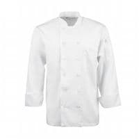 Calgary Long Sleeve Cool Vent Unisex Chefs Jacket White L