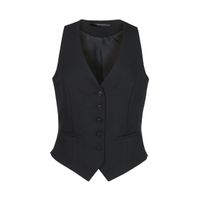 Ladies Luna Black Waistcoat XL