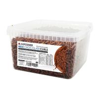 Milk Chocolate Curls (Rainforest Alliance Cocoa) - 4Kg