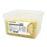 White Chocolate Curls (Rainforest Alliance Cocoa) - 4Kg