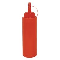 Red Squeeze Sauce Bottle 8oz