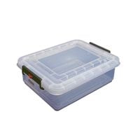Polypropylene Food Storage Container with Colour Clips 30L