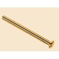 Brass Switch/Socket Plate Screws 3.5 x 50mm Pack of 10
