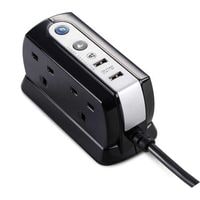 Heavy Duty 4 Socket Surge Protected Extension Lead with 2 USB Ports