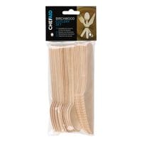 Wooden Cutlery Assorted Pack of 24