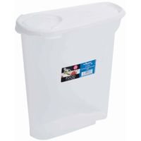Cereal Dispenser Food Storage 5 Liter White