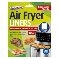 Disposable Air Fryer Liner Square Pack of 40