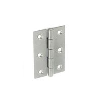 5050 Steel Narrow Butt Hinges Self Colour 50mm Pack of 20